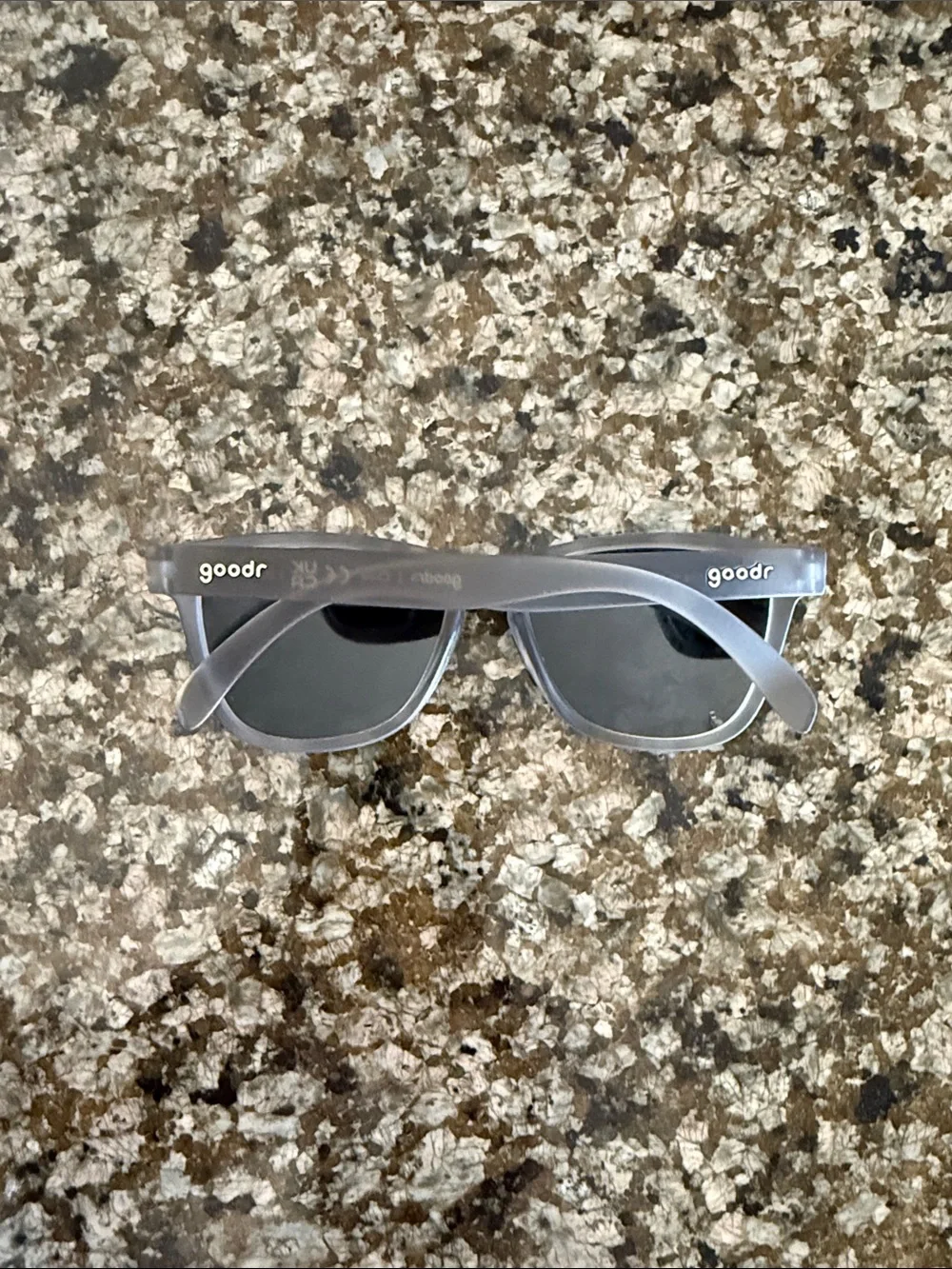 Woman’s Matte Taupe Frame Sunglasses with Silver Mirror Lenses